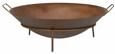 Image de Siena Garden Bol à feu Rusty Diamètre : 70 cm Avec poignées