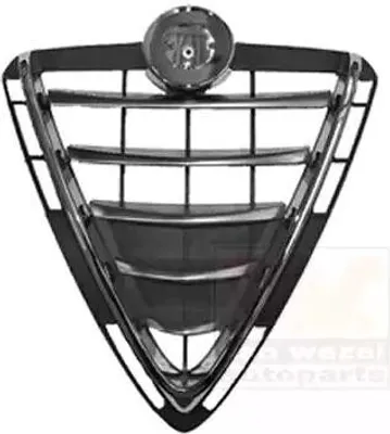 Produktbild von VAN WEZEL 0113512 Kühlergrill Frontgrill für ALFA ROMEO GIULIETTA (940) Mitte Chrom Silber