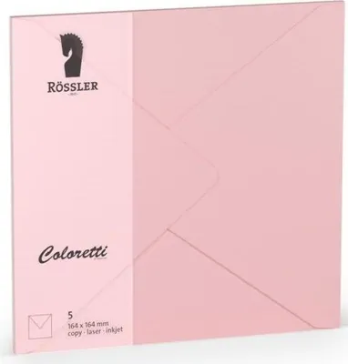 Immagine prodotto di Busta grande quadrata colouretti 5 pz. rosa