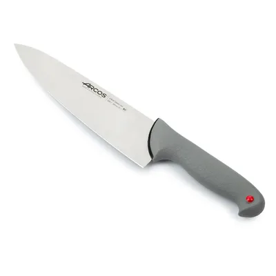 Image de Couteau de chef Arcos couleur - Prof 241100 acier inoxydable nitrum et mangue ergonomique polypropylène et 25 cm de lame, vitrine