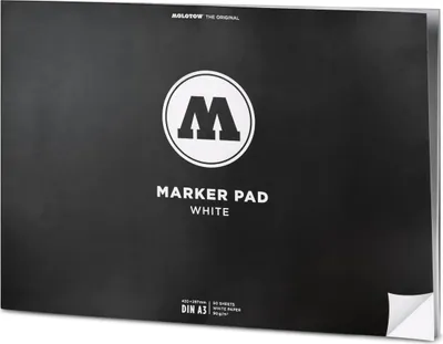 Produktbild von Molotow Qualitätszeichenblock DIN A3 Marker Pad, 50 Blatt