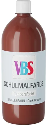 Produktbild von VBS Schulmalfarbe, 1000 ml Dunkelbraun