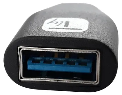 Image de Techly Adapter USB-C M to USB-A F, schwarz