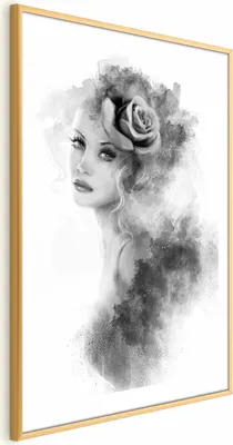 Produktbild von Posterpapier Poster - Watercolor Portrait 29.7x42 cm Menschen h-B-0107-ao-a