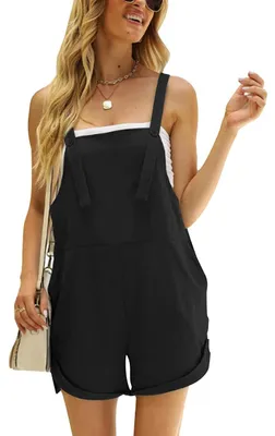 Produktbild von Sommerjumpsuit für Damen mit verstellbaren Schulterbändern und Taschen
