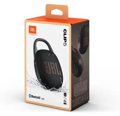 Zdjęcie produktu dla JBL Clip 5, 4,5 cm, 4,5 cm, 7 W, 7 W, 90 - 20000 Hz, 85 dB