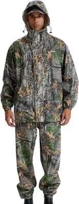 Productafbeelding van Regenponcho, waterdichte camouflage regenjas outdoor camouflage onderdak grondzeil