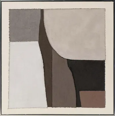 Produktbild von ArtUniverse Leinwandbild Brown Geometry II 80 x 80 cm