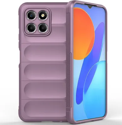 Immagine prodotto di Honor X8 5G Custodia, Morbido TPU Silicone antiurto Custodia protettiva antiscivolo per Honor X8 5G Viola