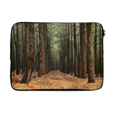 Produktbild von MuchoWow® Laptop Hülle 13 Zoll Herbst - Dekoration - Wald Laptoptasche - Laptophülle - Sleeve - Rundumschutz