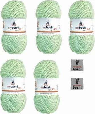 Produktbild von MyBoshi No.1 Set 5 Knäuel a 50g Minze 127