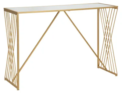 Produktbild von Goldene Konsole EASY, 120 x 40 x 80 cm