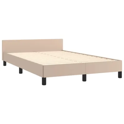 Produktbild von Bettgestell ohne Matratze Cappuccino-Braun 120x190cm Kunstleder