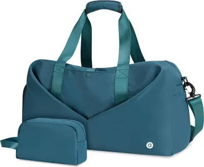 Immagine prodotto di Ceneda Borse sportive classiche con scomparto per le scarpe e scomparto per l'umido Borsa portatile per il weekend Borsa da viaggio Borsa da yoga per donne uomini Borsa da palestra