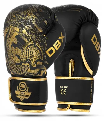 Produktbild von DBX BUSHIDO Gold Dragon Boxhandschuhe Sparring 8 oz