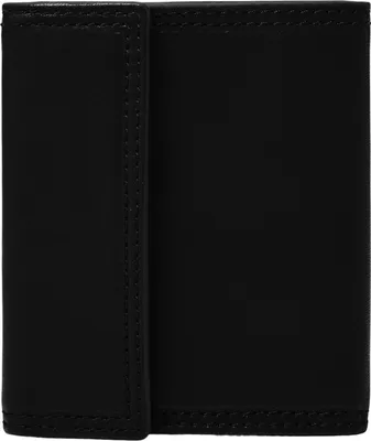 Image de FOSSIL Cuir étui pour carte de crédit Ness Coin Pocket Bifold Black noir