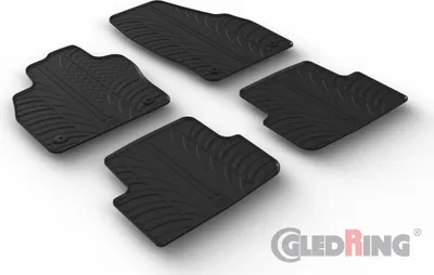 Produktbild von Gledring Fußmatten Set Gummi für VW Taigo (CS1) Vorne+Hinten