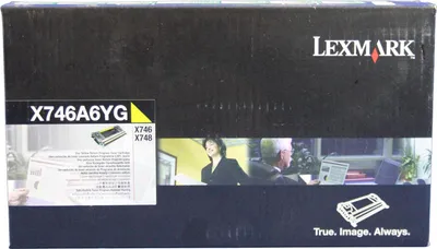 Produktbild von Lexmark X746A6YG Toner Yellow -A