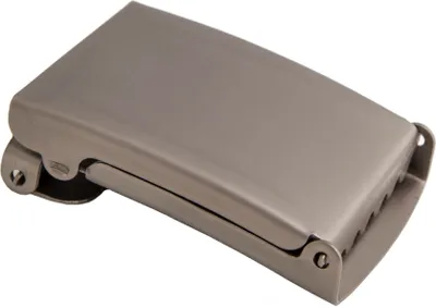 Produktbild von Gürtelschnalle Matt Klappschnalle Gürtel Schnalle Stoffgürtel 4cm
