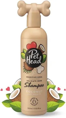 Produktbild von Hundeshampoo für empfindliche Haut Kokosnuss vegan