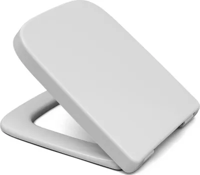 Obrázok produktu pre Hamberger Makira SoftClose WC-Sitz (WC-Sitz aus Duroplast, Eckig, Weiß) 531554