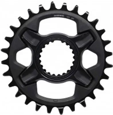 Produktbild von Shimano Kettenblatt Deore XT 28 Z. schwarz, für FCM8100, 120,130 1x12 fach