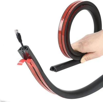 Image de Protection de câble flexible, 2 m, noire