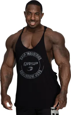 Produktbild von GASP Stringer Tank Top Black Grey L