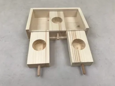 Produktbild von Elmato 12926 Nagerintell Denkspiel Strategiespiel Spielzeug für Nager, 18x12x5cm