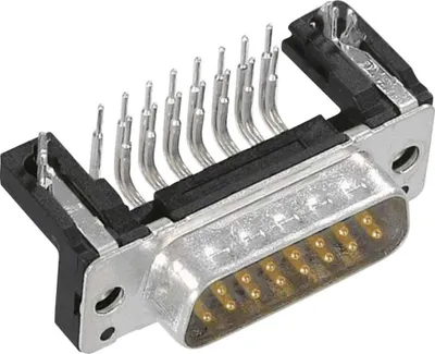 Produktbild von Harting D-SUB Gehäuse Polzahl: 15 Kunststoff 45 ° Grau 09 67 015 0573 1 St