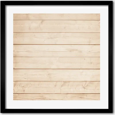 Produktbild von Bild - 50 cm x 50 cm - MDF - Rahmen, Wandkunst - Hölzerner Hintergrund