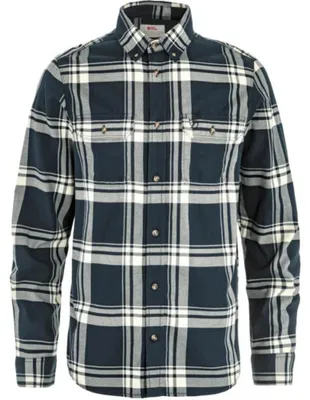 Produktbild von Fjällräven Övik Lite Flannel Shirt M Dark Navy/Chalk Whit S