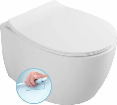 Produktbild von Isvea SENTIMENTI Hänge WC, Rimless, 36x51cm, weiß