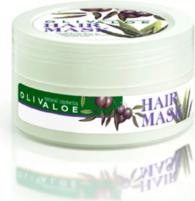Produktbild von OLIVALOE 00175 - Haarmaske gegen Haarbruch/Spliss 200ml, Naturkosmetik