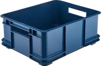 Produktbild von keeeper Aufbewahrungsbox Euro-Box L "bruno eco" blau