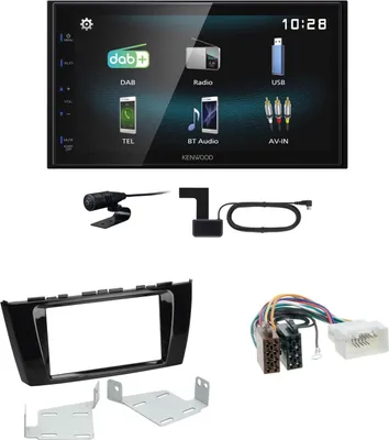Produktbild von Kenwood DMX-125DAB USB Bluetooth MP3 DAB+ Einbauset für Mitsubishi Space Star