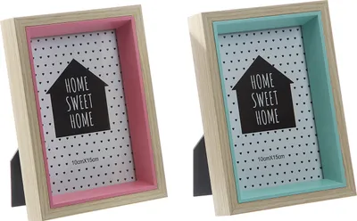 Two photo frames are displayed side-by-side against a white background.
