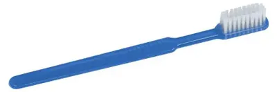 Produktbild von 10x MED-COMFORT, Einmal-Zahnbürste mit Pasta, blau | Box (100 Stück)