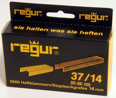 Produktbild von Feindrahtklammer Typ 37 37/14 mm verzinkt VE=5000 Stück.