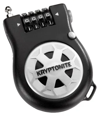 Produktbild von Kryptonite R2 Retractor Combo Kabelschloss Schwarz 2.4 x 900 mm Schwarz 2.4 x 900 mm