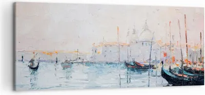 Produktbild von Bild auf Leinwand - Leinwandbild - Venedig Basilika - 120x50cm - Wand Bild - Wanddeko - Wandbilder - Leinwanddruck - Bilder - Kunstdruck - Wanddekoration - Leinwand bilder - Wandkunst - AB120x50-3662