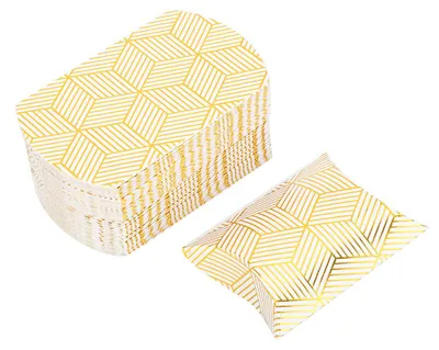 Produktbild von 50 Stück Papierkissen, Pralinenschachteln, Hochzeitsgeschenk, Party, Geburtstag