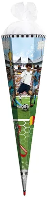 Produktbild von Roth 678519 Schultüte Soccer - sechseckig, 85 cm
