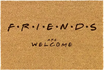Produktbild von Kokos-Fußmatte „FRIENDS Are Welcome“ 40x60 cm – Für den Innenbereich