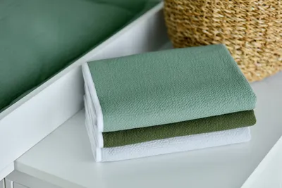 Produktbild von KraftKids Wickelunterlage Doppelkrepp Grün Jade