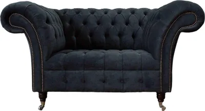 Produktbild von Chesterfield Design Sofa Sessel Polster Luxus Textil Couchen 1 Sitzer