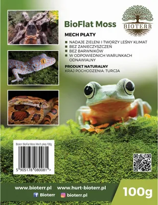 Produktbild von BioFlat Moss Moosblätter 100g