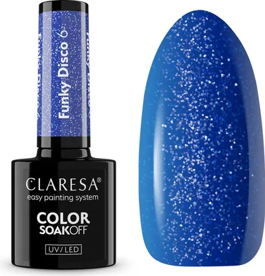 Obrázok produktu pre Claresa Soak Off UV/LED Funky Disco Hybridný lak 6, 5 g