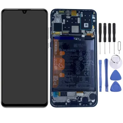 Produktbild von Originálny Huawei P30 lite Display Black vrátane batérie Rámček predmontovaný 02352RPW