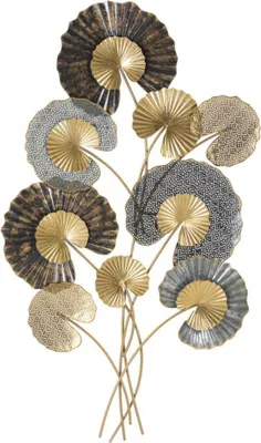 Image de Décoration murale Ferro 63,5 x 109,5 x 4 cm Métal Multicolore